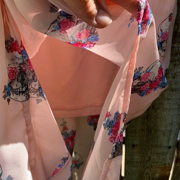 Jesse & J skirt elastic waist maxi sheer size medi - Picture 7 of 8